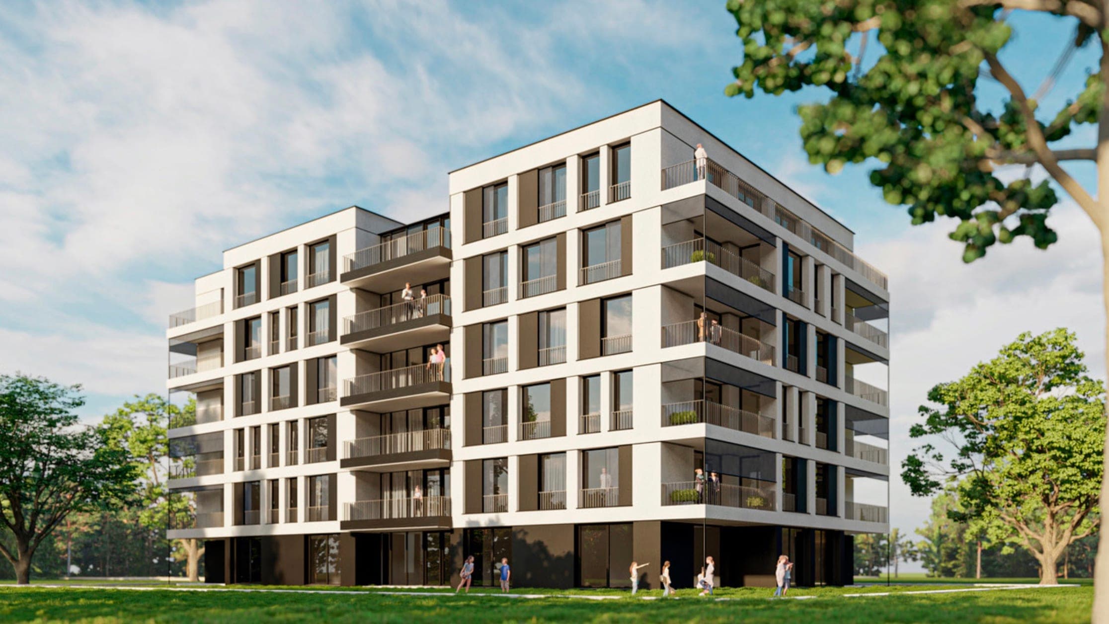 Rendering of the new build at Dröpkeweg 7, Berlin