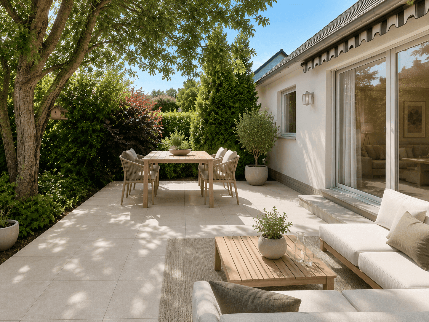 Terrasse KI-Visualisierung
