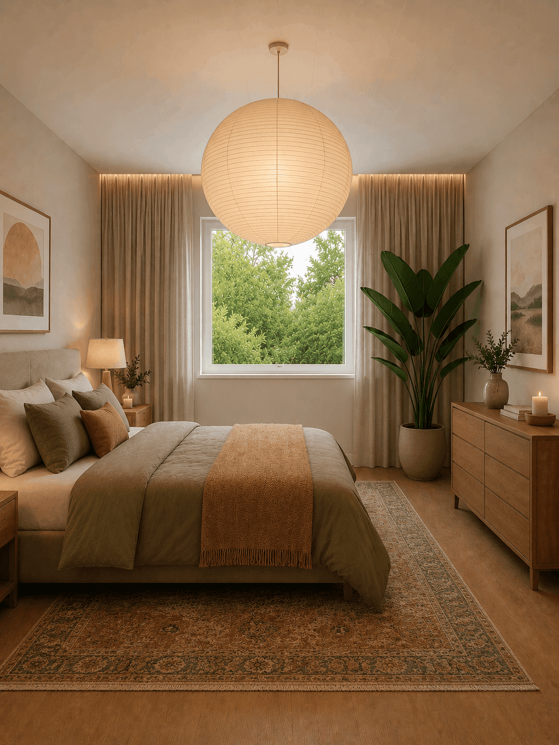 Schlafzimmer KI-Visualisierung