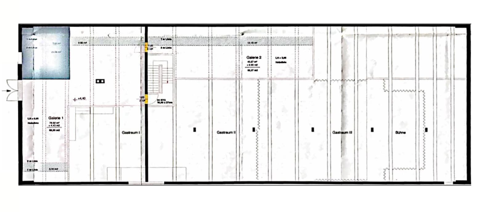 Grundriss Obergeschoss (Galerie)